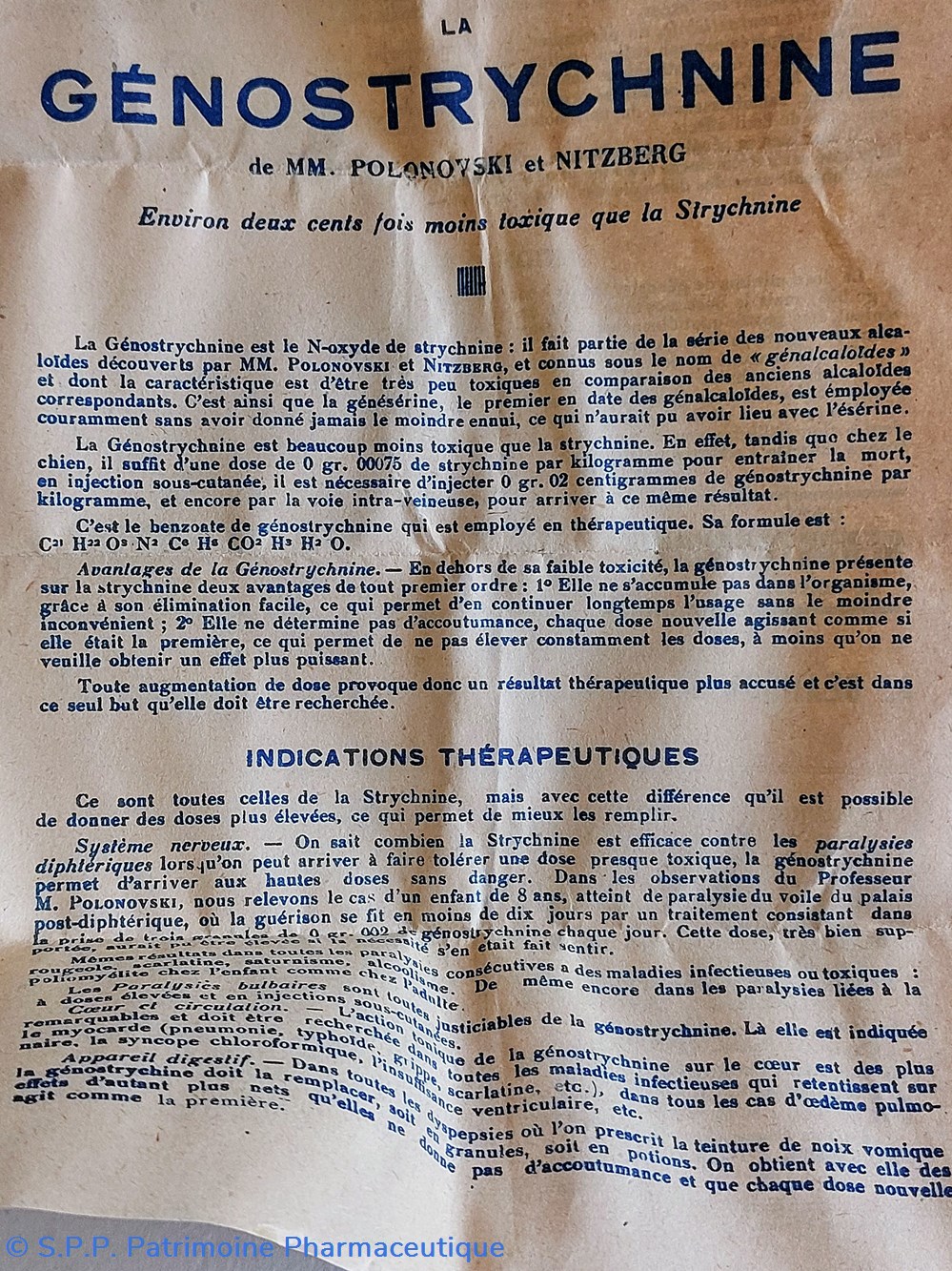 science pharmacie genostrychnine gouttes