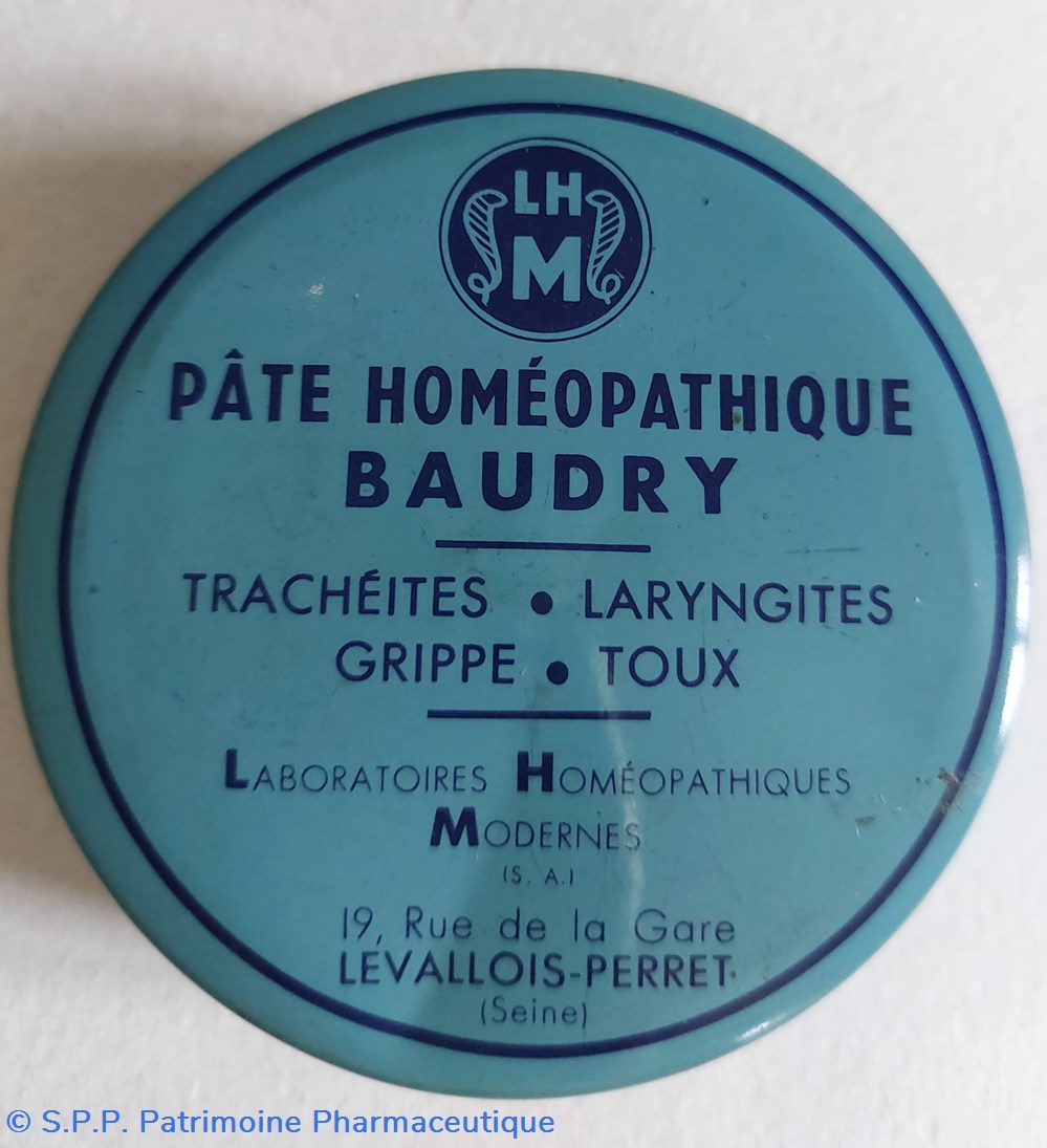 PÂTE HOMÉOPATHIQUE BAUDRY 2 science pate homeopathique baudry