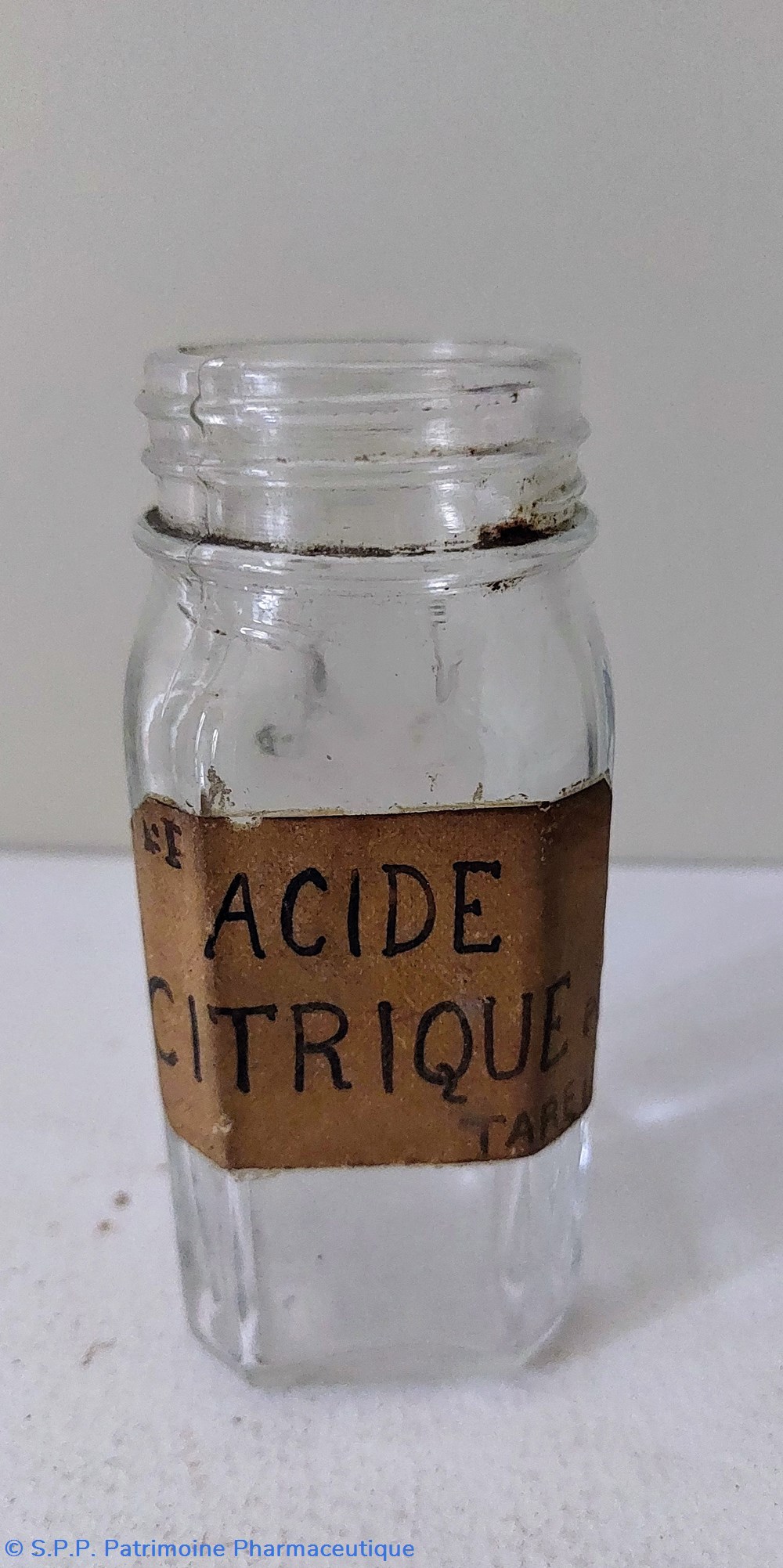 science pharmacie acide citrique flacon base carree