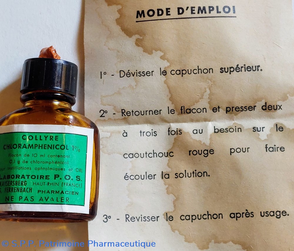 COLLYRE CHLORAMPHENICOL 1% - POS 8 science pharmacie collyre chloramphenicol 1 pos