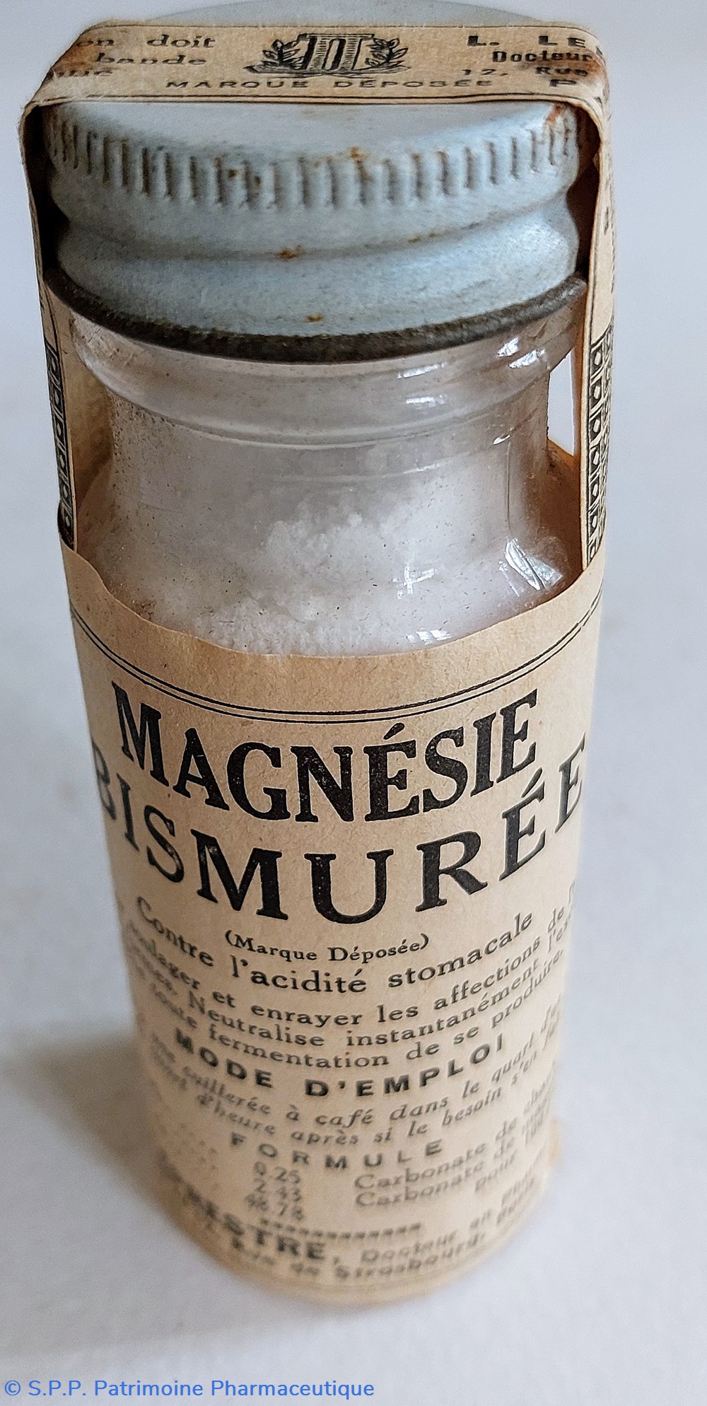 MAGNÉSIE BISMURÉE poudre L. LEPRESTRE 5 science pharmacie magnesie bismuree poudre l leprestre