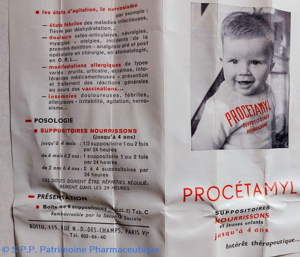 science pharmacie procetamyl suppositoires bottu