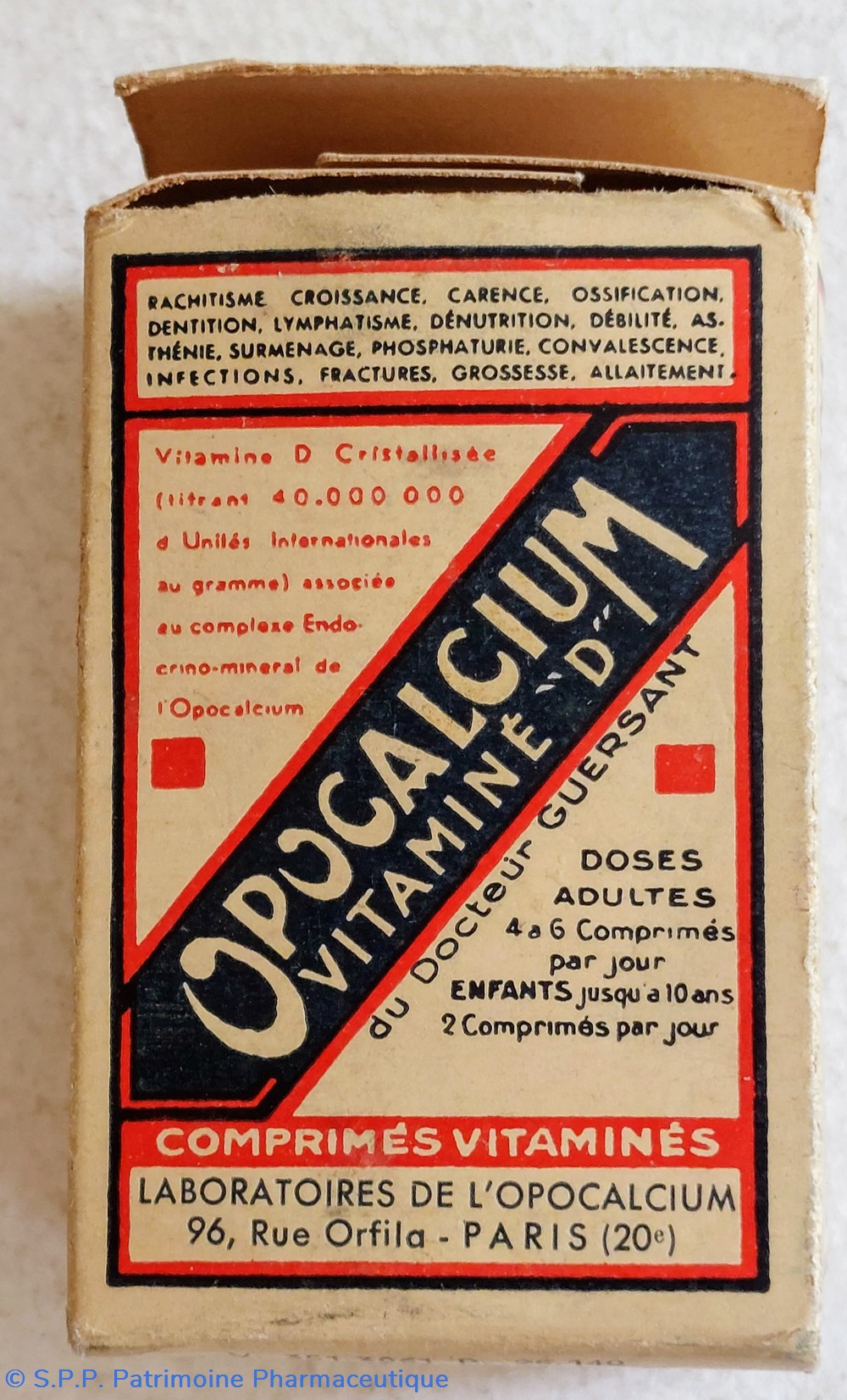 science pharmacie opocalcium vitamine d du dr guersant