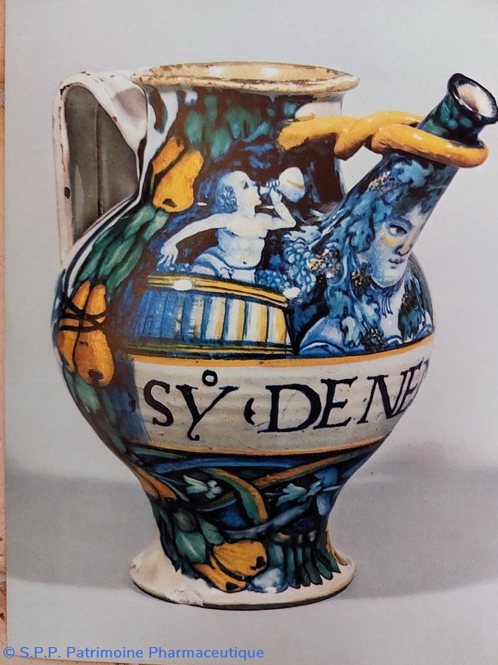 ROUSSEL N°40 CHEVRETTE 1507 Faience de SIENNE 2 science pharmacie roussel n 40 chevrette 1507 faience de sienne