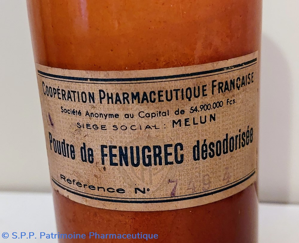 science pharmacie bouteille verre ambre 20 5 cm poudre de fenugrec desodorisee