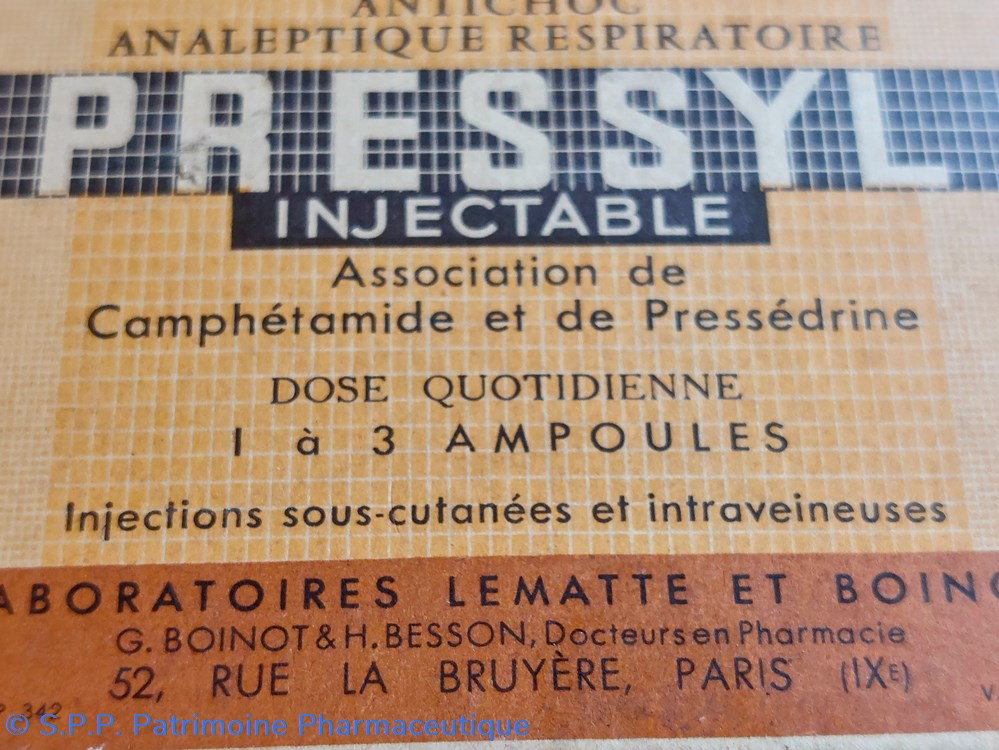 science pharmacie pressyl 3 ampoules injectables lematte