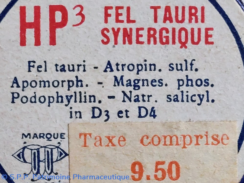 science pharmacie hp3 fel tauri synergique