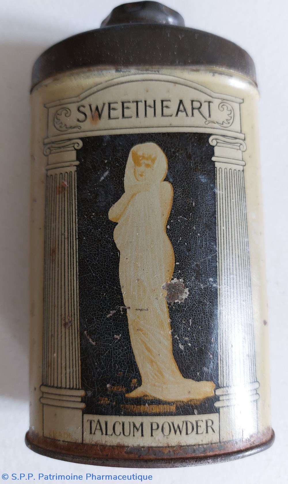science sweetheart talcum powder