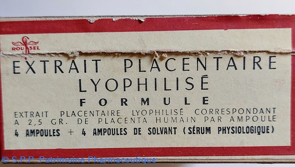 science pharmacie extrait placentaire lyophilise 4 ampoules