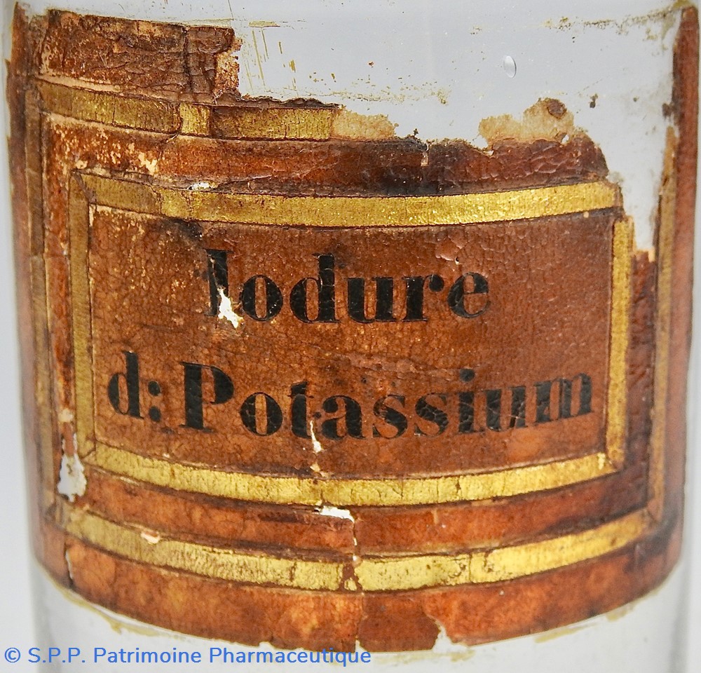 Flacon en verre petit modèle Pharmacie RAVASSE 2 science flacon en verre petit modele pharmacie ravasse