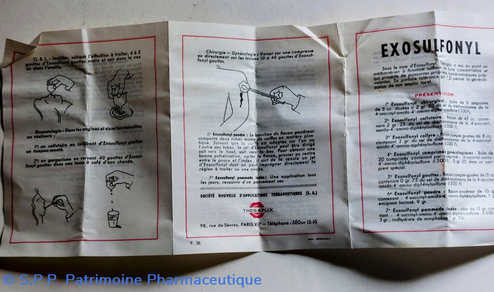 EXOSULFONYL Collutoire Théraplix 7 science pharmacie exosulfonyl collutoire theraplix