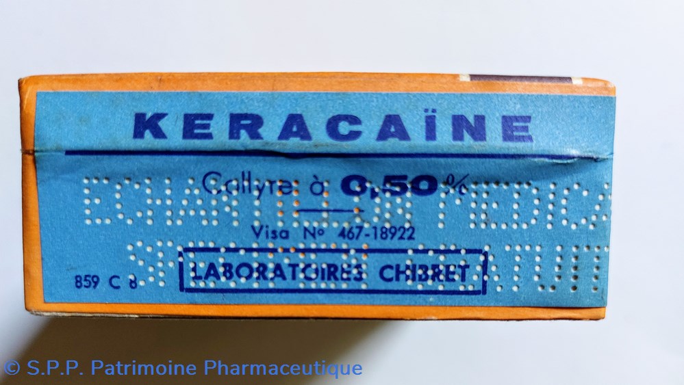 COLLYRE KERACAÏNE CHIBRET 0.50% 5 science pharmacie collyre keracaine chibret 0 50