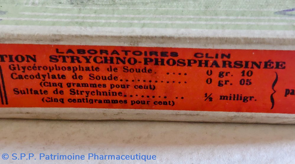 INJECTION CLIN Strychnophospharsinée N 1 science pharmacie injection clin strychnophospharsinee n 1