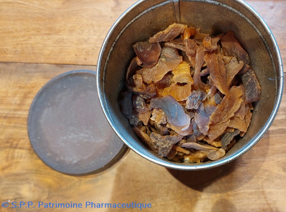 Boite/ GOMME ADRAGANTE 4 science pharmacie boite gomme adragante