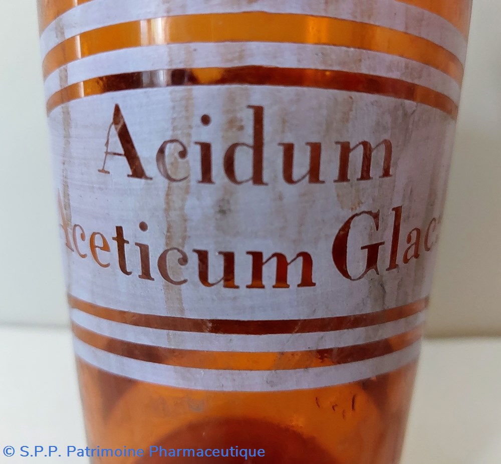 Flacon 18 cm Acidum Aceticum Glac : 3 science pharmacie flacon 18 cm acidum aceticum glac