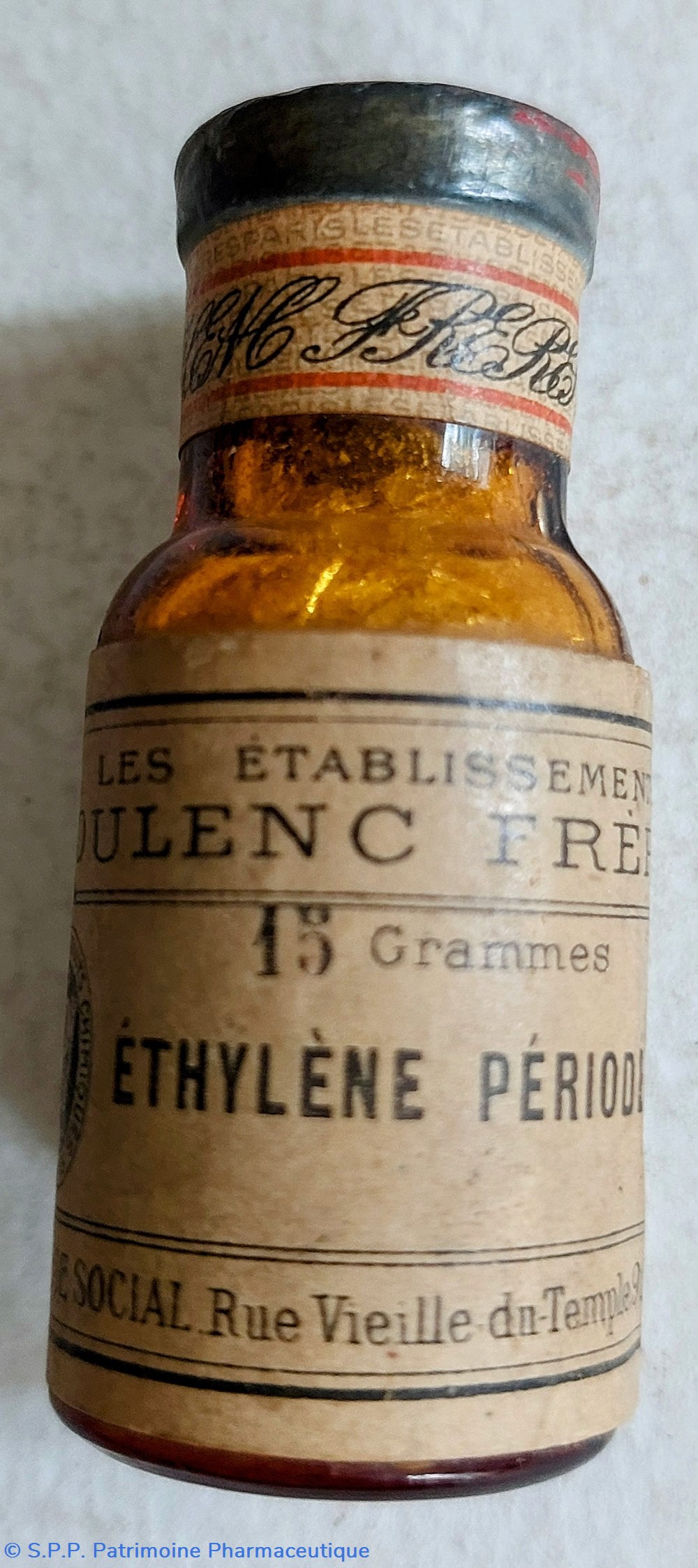 ETHYLÈNE PÉRIODE 15 G.- Poulenc Fréres 7 science pharmacie ethylene periode 15 g poulenc freres