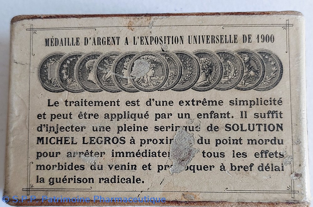 science trousse morsures de serpents m legros