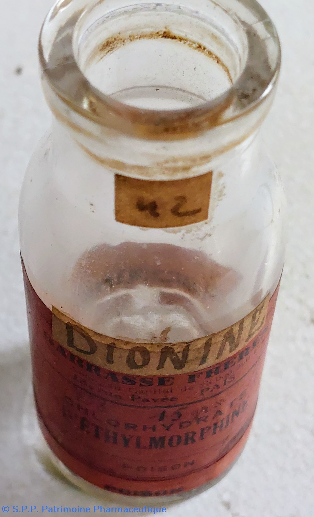 Chlorhydrate d'Ethylmorphine - DIONINE Flacon 15 g 6 science pharmacie chlorhydrate ethylmorphine dionine flacon 15 g