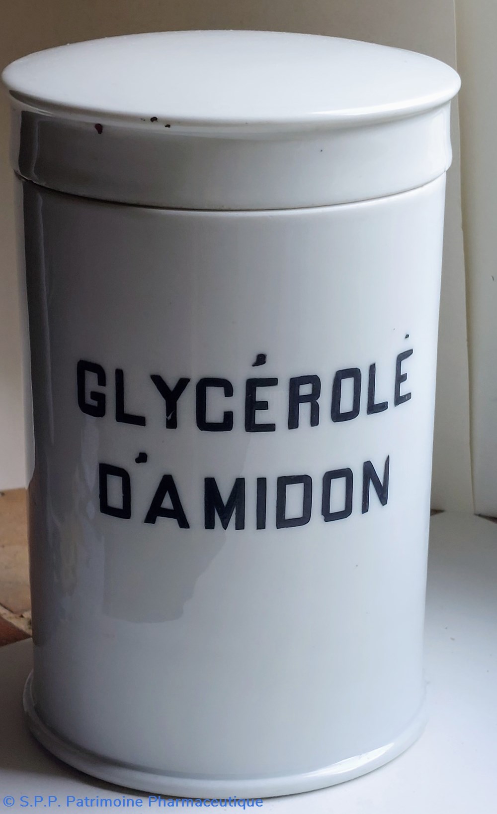 science glycerole amidon pot de pharmacie