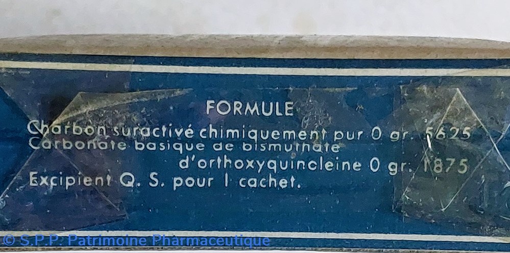 science pharmacie quinocarbine charbon cachets charpentier
