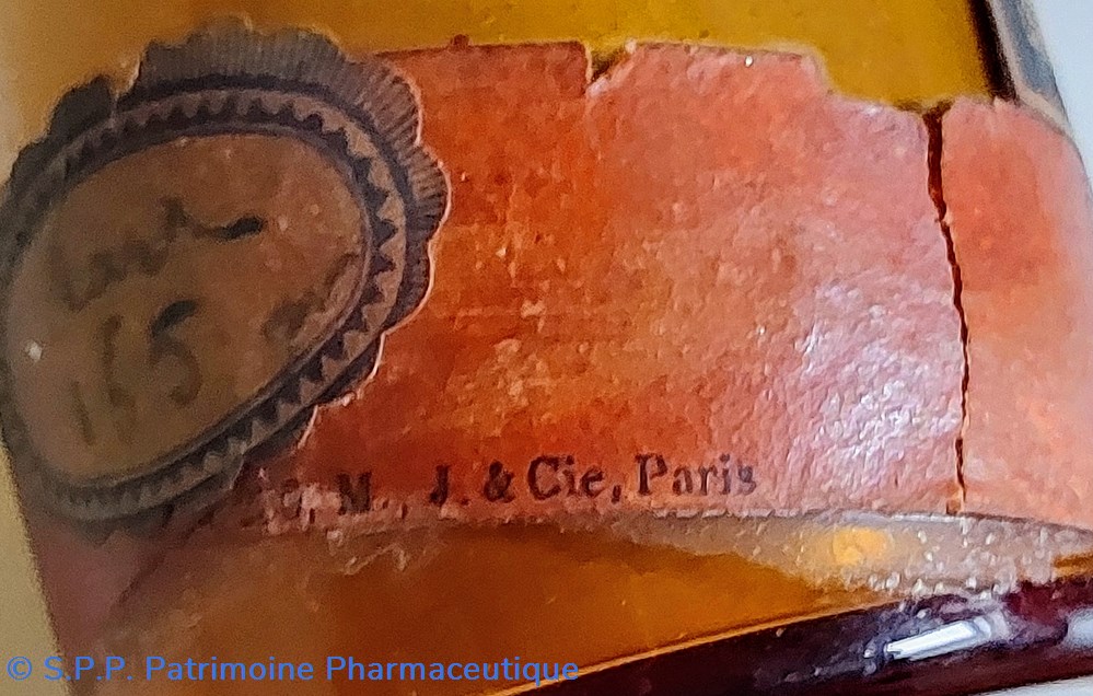 science pharmacie flacon verre ambre 11 5 proecipitatum rubrum