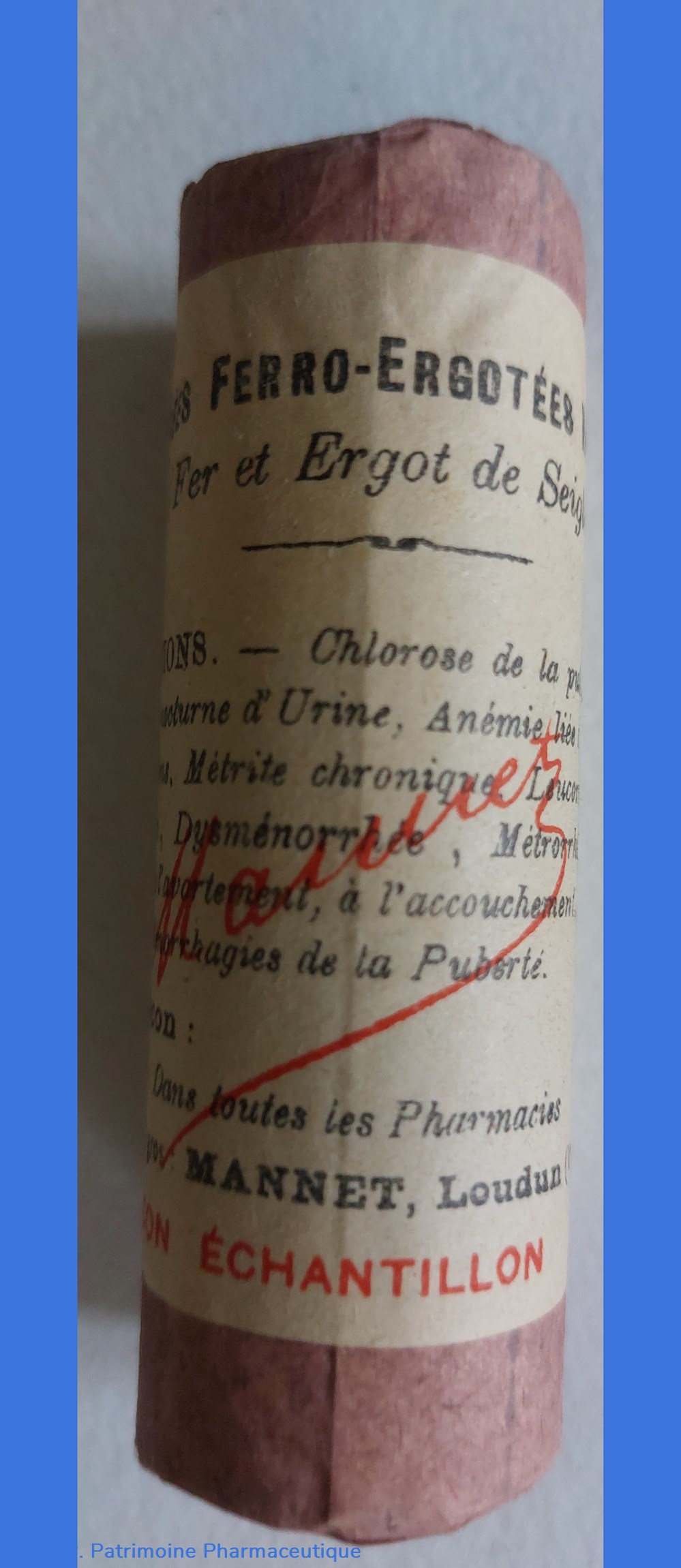 science dragees ferro ergotees mannet