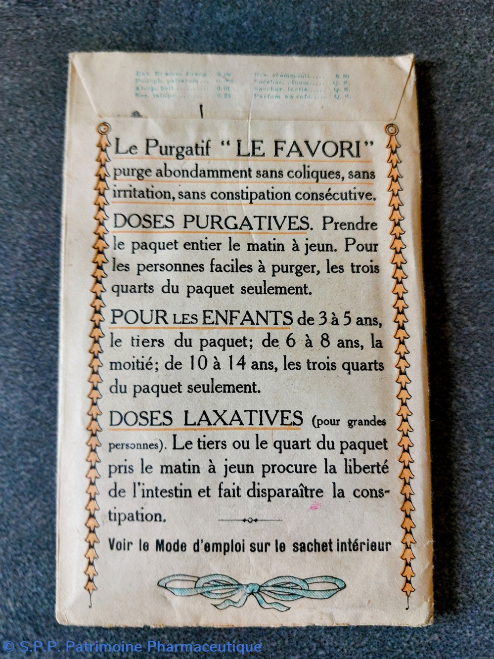 PURGATIF LE FAVORI 2 science purgatif le favori