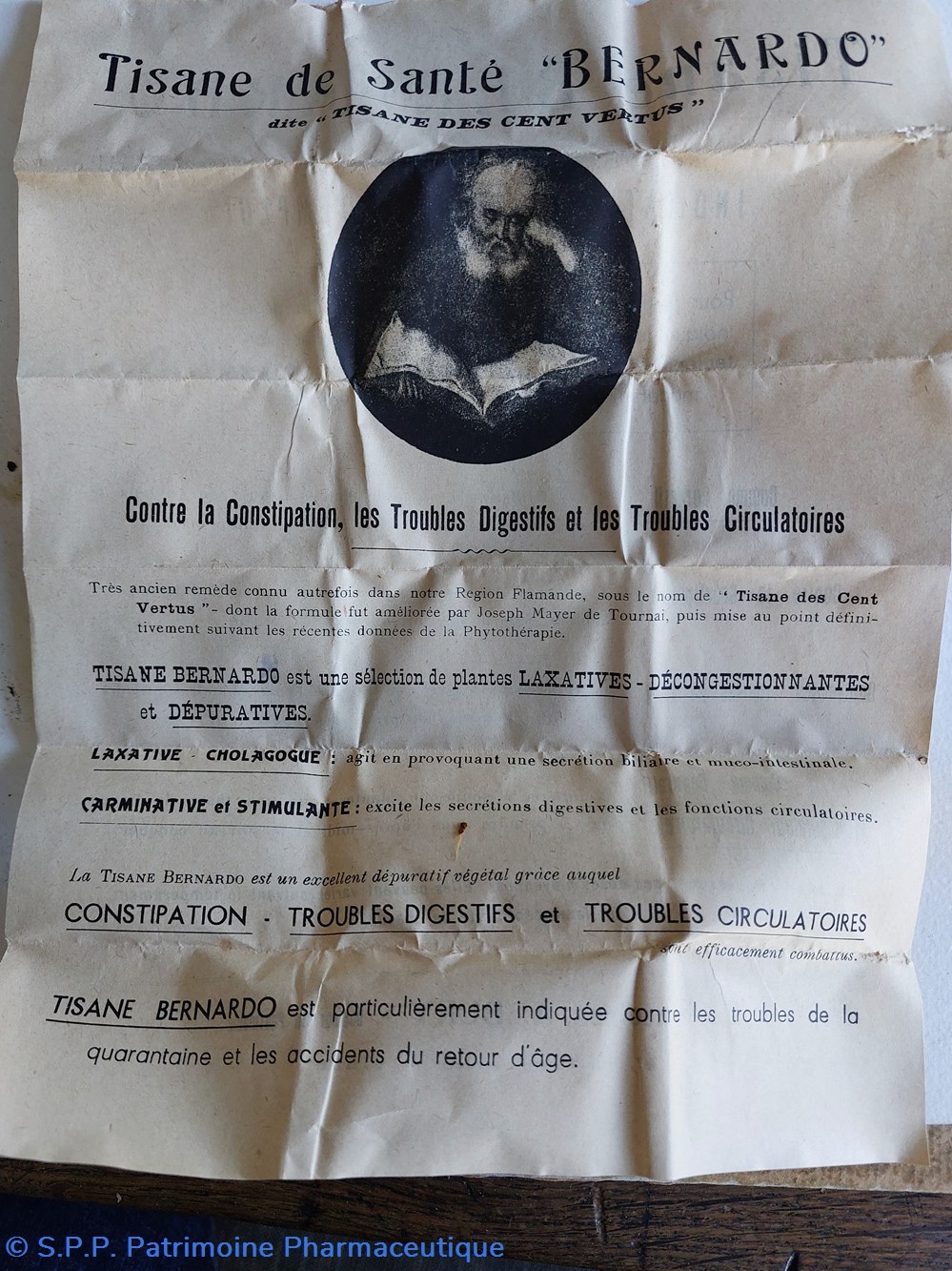 Tisane BERNARDO dite "Des cent vertus" 6 science pharmacie tisane bernardo dite des cent vertus