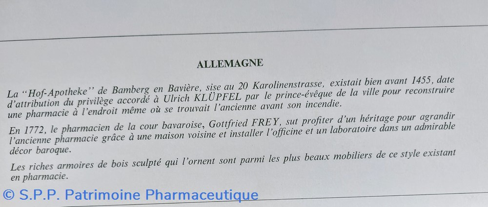 science pharmacie apothicaire en allemagne lab roussel n17