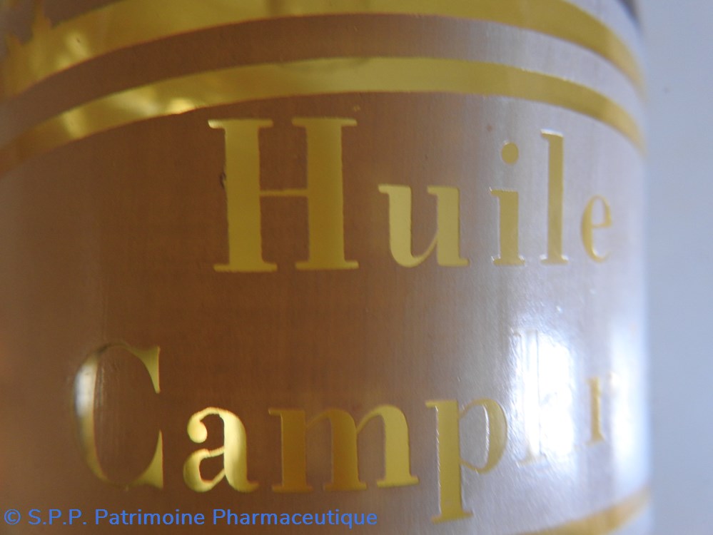 Huile camphrée 4 science pharmacie huile camphree