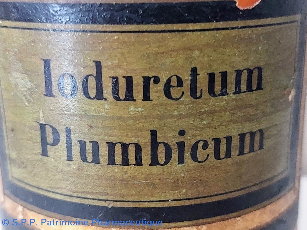 Étiquette Verte pour - Ioduretum Plumbicum 2 science pharmacie etiquette verte pour ioduretum plumbicum