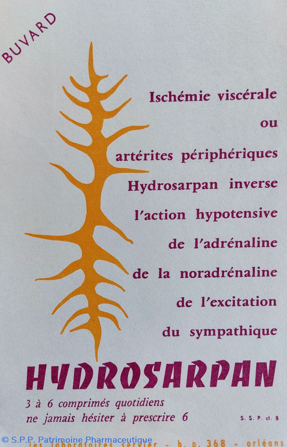 HYDROSARPAN Comprimés Servier science pharmacie hydrosarpan comprimes servier