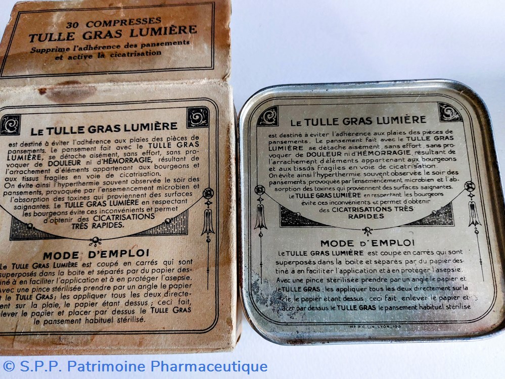 TULLE GRAS LUMIÈRE Vitaminé 5 science tulle gras lumiere vitamine