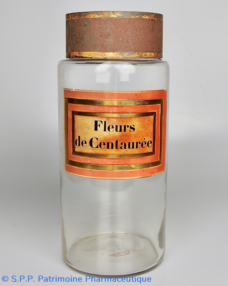 Flacon en verre Herboristerie très grand modèle Pharmacie RAVASSE science flacon en verre herboristerie tres grand modele pharmacie ravasse