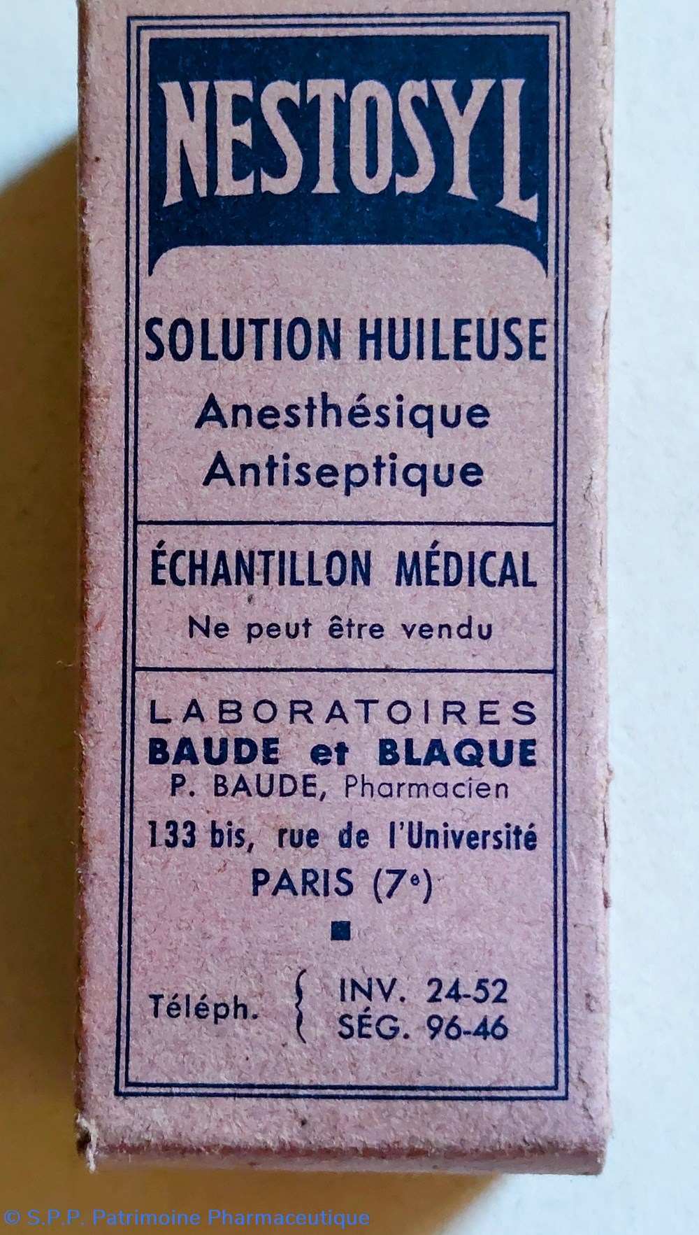 NESTOSYL Solution huileuse anesthésique science pharmacie nestosyl solution huileuse anesthesique