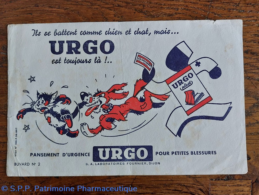 URGO " buvard numéro 2" science pharmacie urgo buvard numero 2