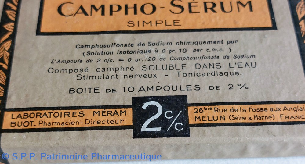 CAMPHO- SÉRUM Simple ( Ampoules) 2 science campho serum simple ampoules