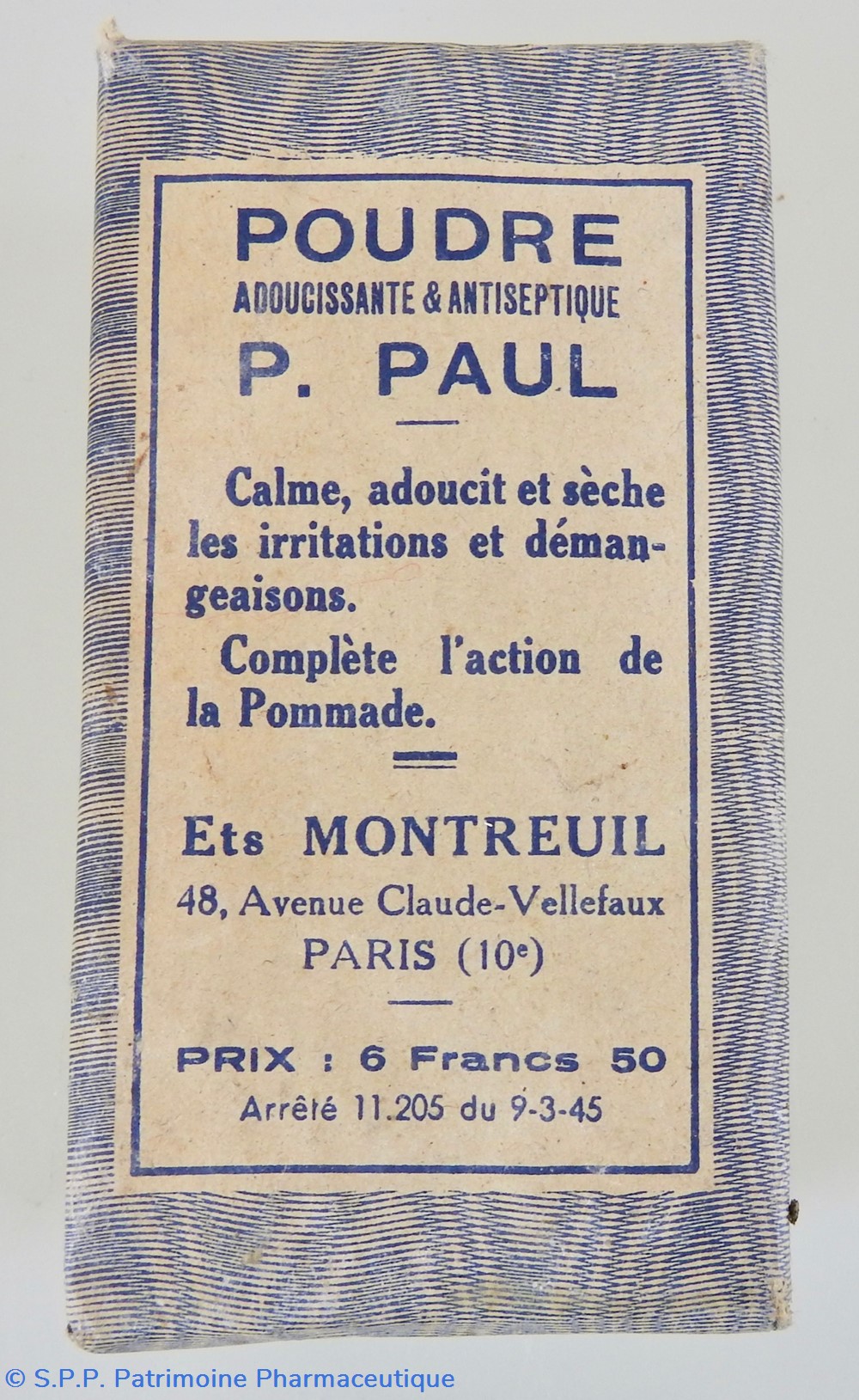 science pharmacie poudre p paul