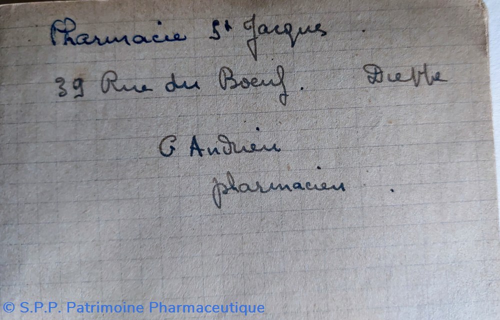 Carnet de " recettes d'un Pharmacien" documents anciens carnet de recettes un pharmacien