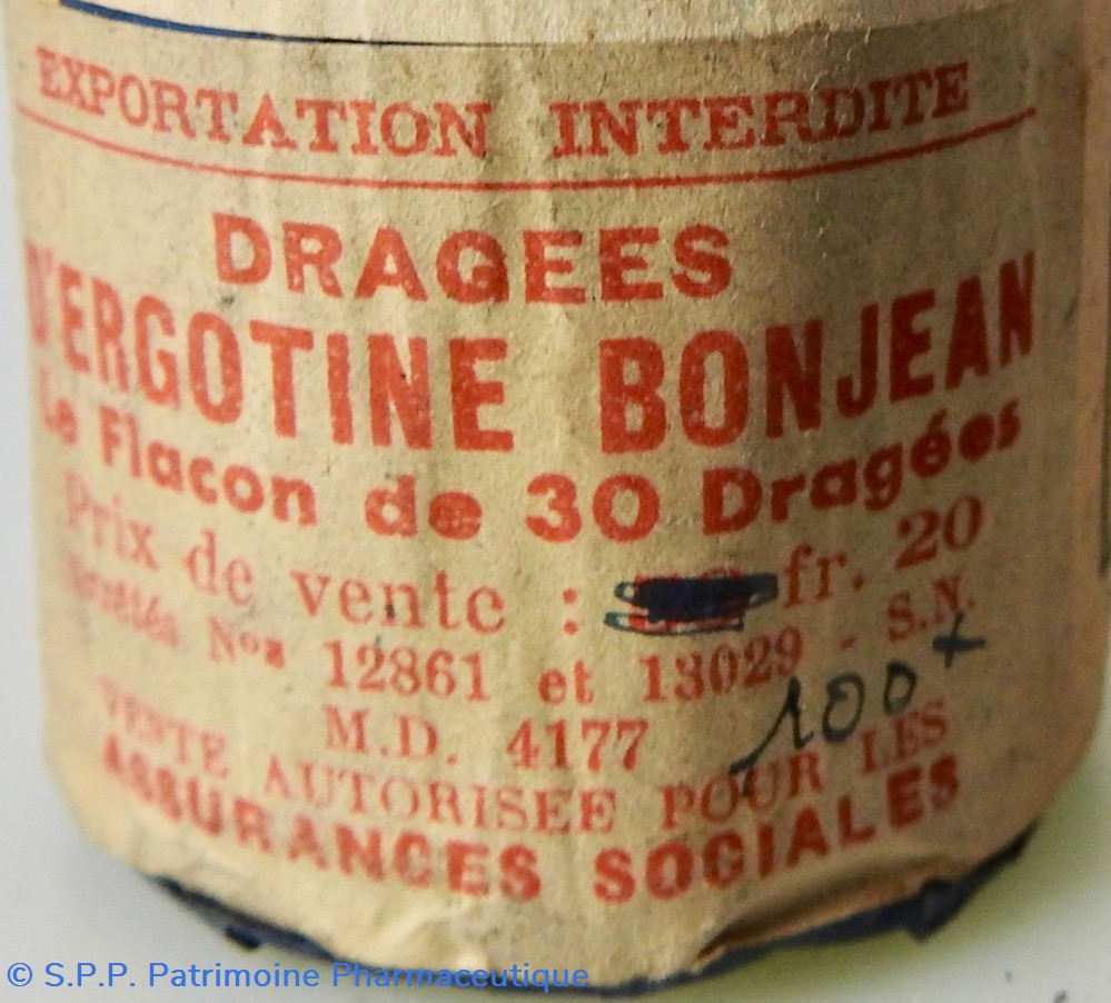 science pharmacie dragees ergotine de bonjean