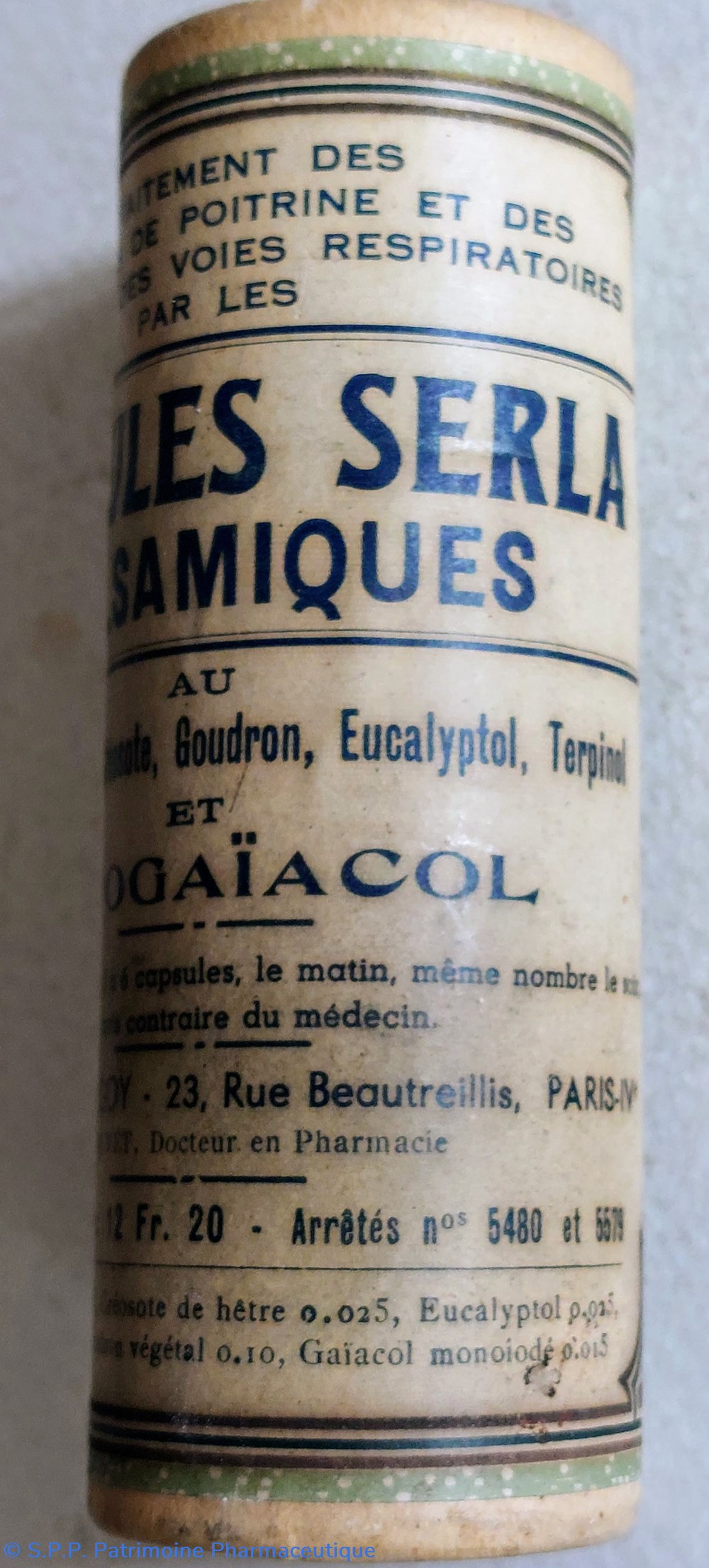 CAPSULES SERLA BALSAMIQUES Ets Goy 3 science pharmacie capsules serla balsamiques ets goy