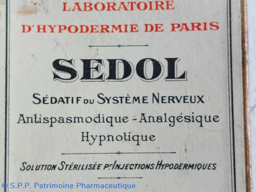 SEDOL / Injections Hypodermiques L. Lecoq 4 science pharmacie sedol injections hypodermiques l lecoq
