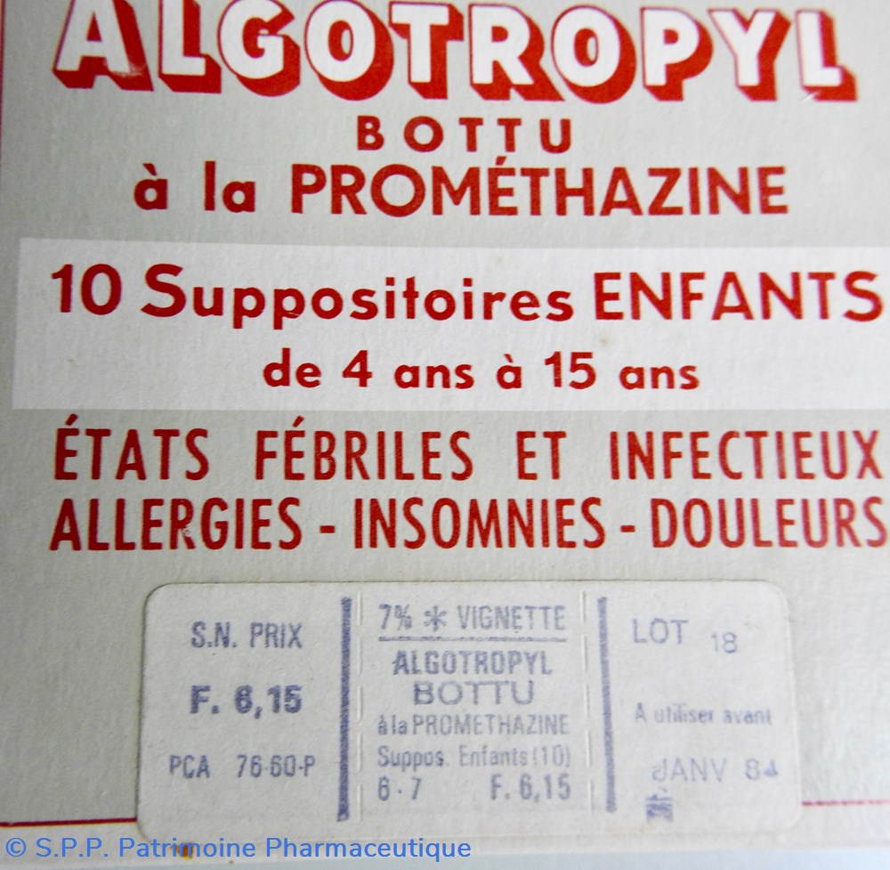 science pharmacie algotropyl bottu suppositoires enfants