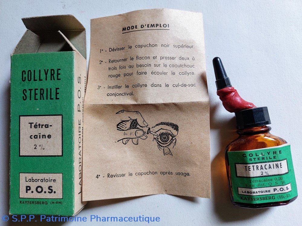 science pharmacie tetracaine 2 collyre laboratoires pos