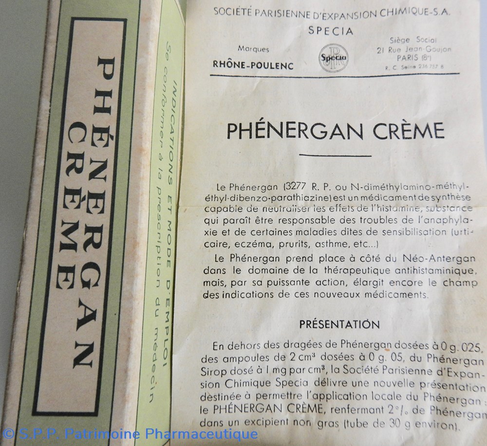 science pharmacie phenergan creme specia