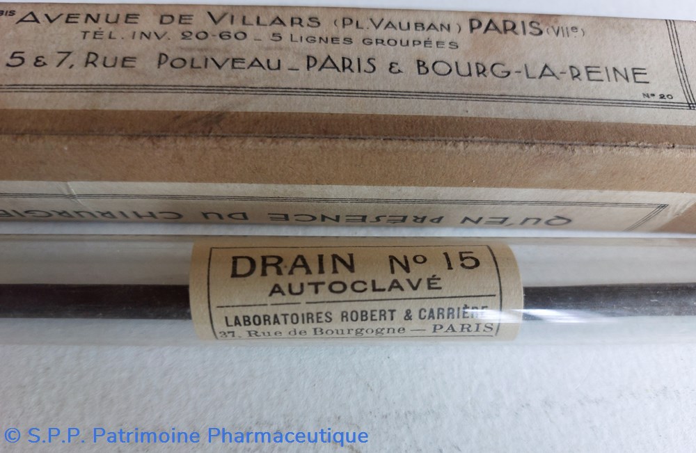 DRAIN N15 Autoclavé 3 science pharmacie drain n15 autoclave