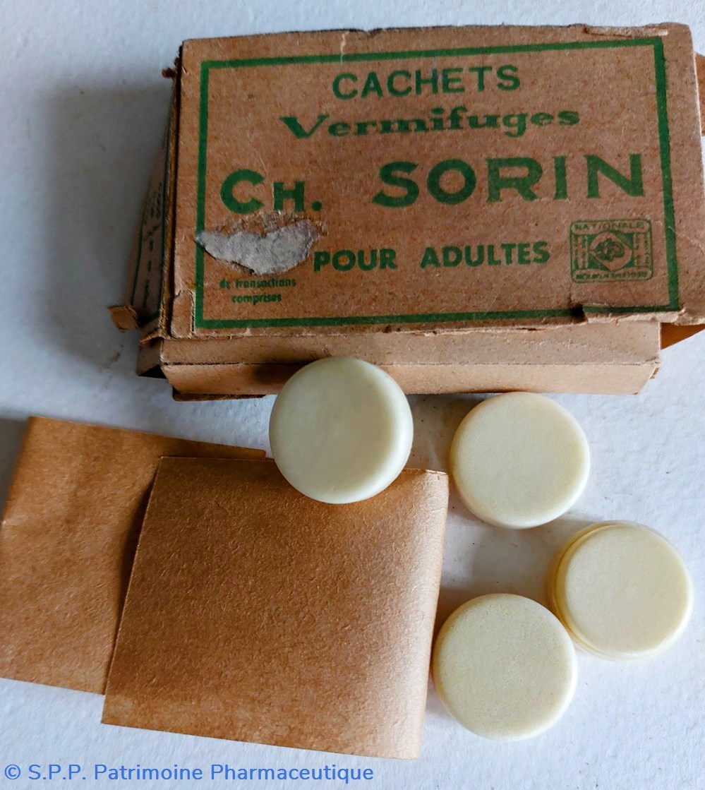 VERMIFUGE CH. SORIN ( Cachets) 4 science vermifuge ch sorin cachets