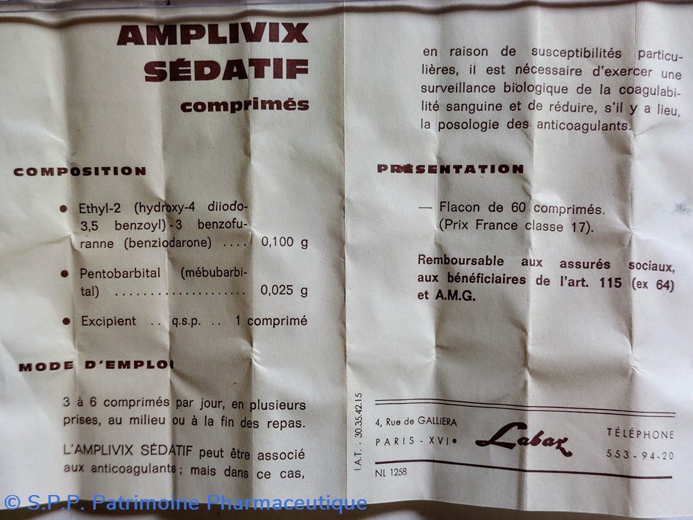 science pharmacie amplivix sedatif comprimes labaz