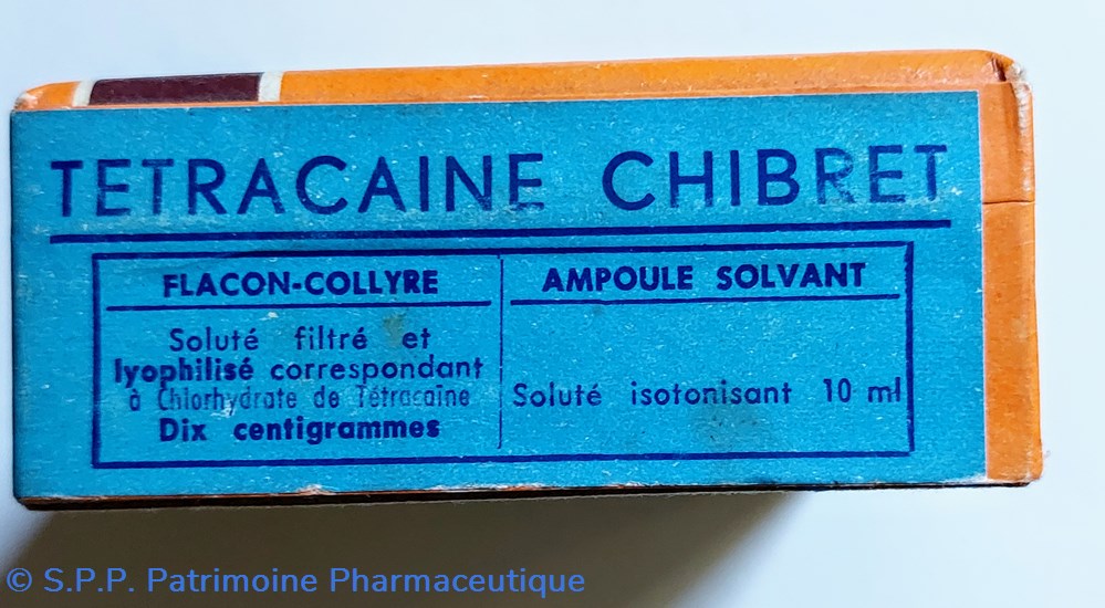COLLYRE TETRACAÏNE CHIBRET 1% 2 science pharmacie collyre tetracaine chibret 1