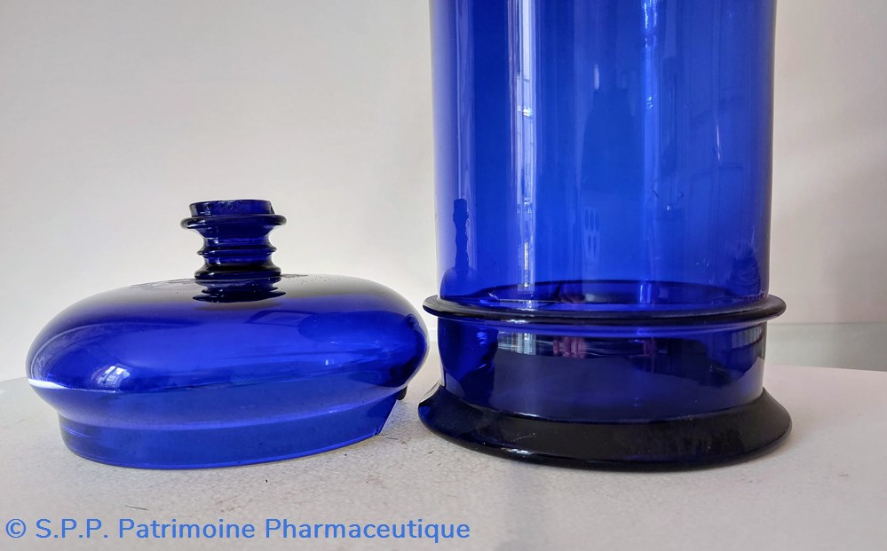Bleu / Pot de Pharmacie en verre bleu cobalt 25 cm 4 science bleu pot de pharmacie en verre bleu cobalt 25 cm